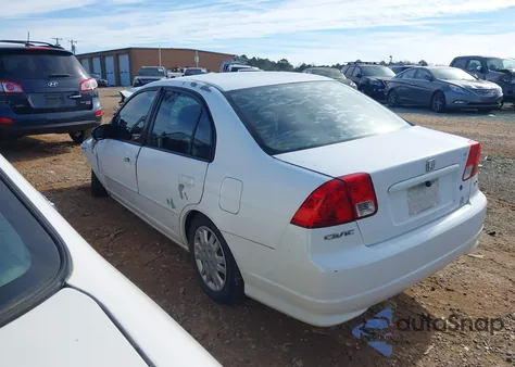 2004 Honda Civic Lx z USA, uszkodzony, nr VIN 2HGES16554H506239